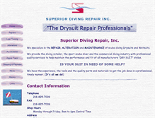 Tablet Screenshot of drysuitrepair.com